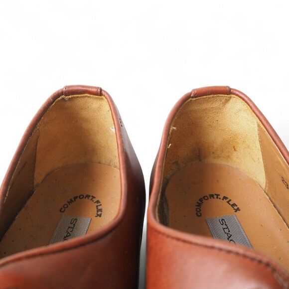 Stacy Adams Dickinson Cap Toe Leather Oxfords "Brown" 23414 Men's 14M - Picture 11 of 11